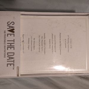 Save the date printable invitations